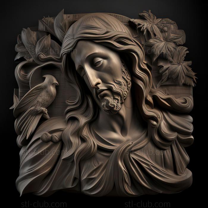 3D model st jesus (STL)